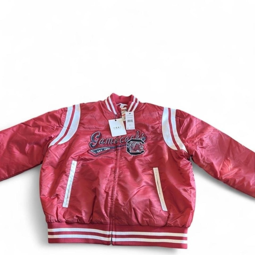 WEAR by Erin Andrews South Carolina Gamecocks Bomber Jacket Red EA4F53JK244G XL